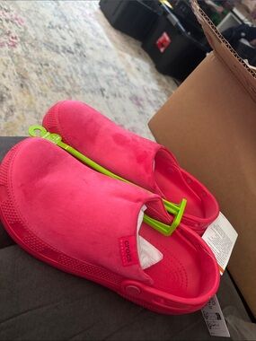 Crocs classic velvet clog size 11 women’s NWT